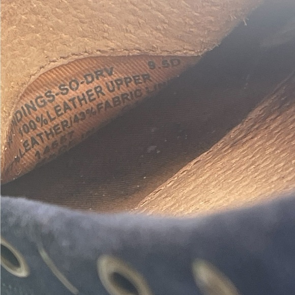 Polo Ralph Lauren Wyndings Slip-On-Driving Men\'s Loafers Tan Navy SZ 9.5 main image 12